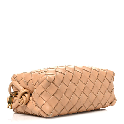 Bottega Veneta Nappa Intrecciato Mini Loop Camera Bag Almond 4 of 9