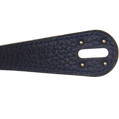 Hermes Taurillon Clemence Lindy 26 Bleu Nuit 7 of 9