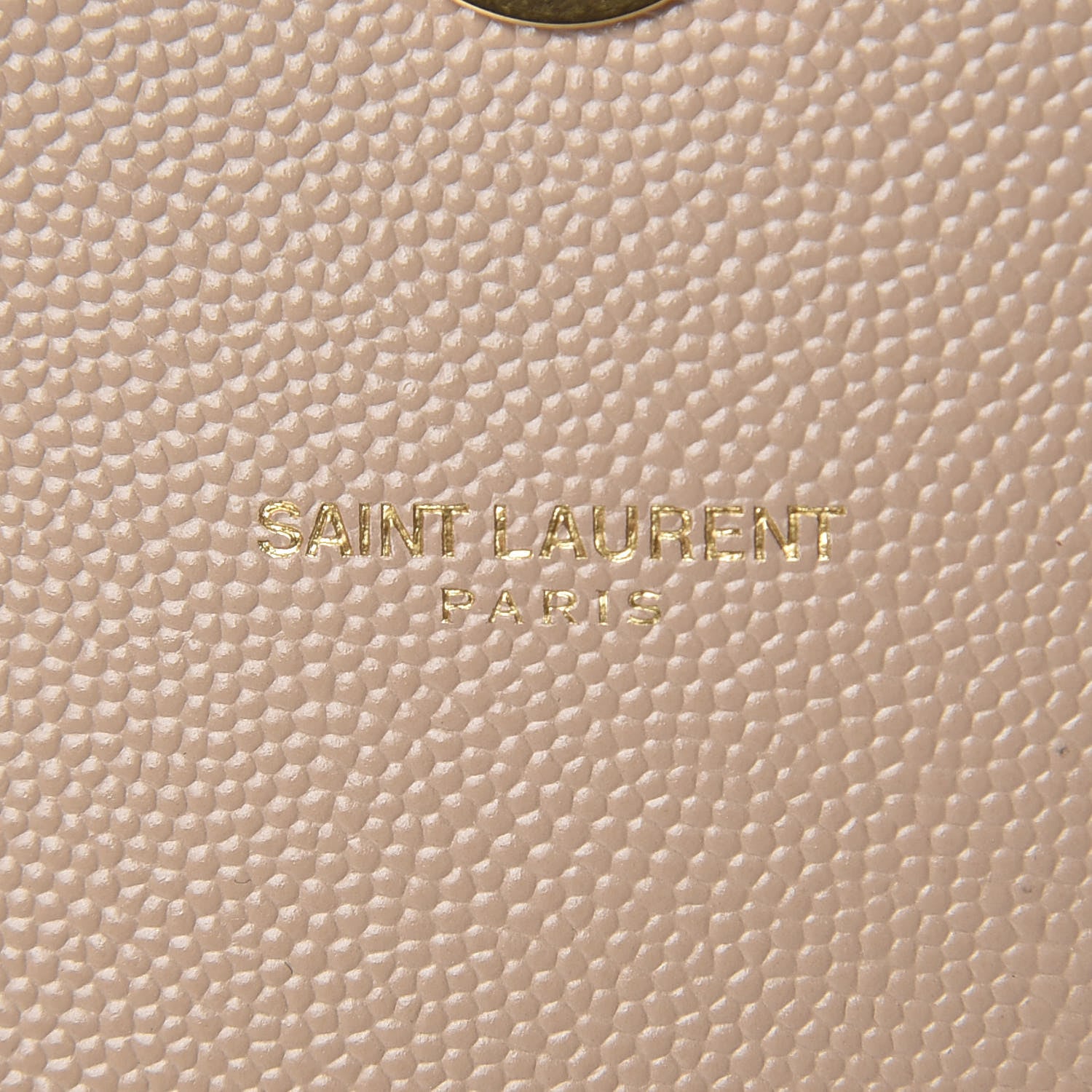 Saint Laurent Grain De Poudre Matelasse Chevron Large Monogram Satchel Dark Beige 10 of 10