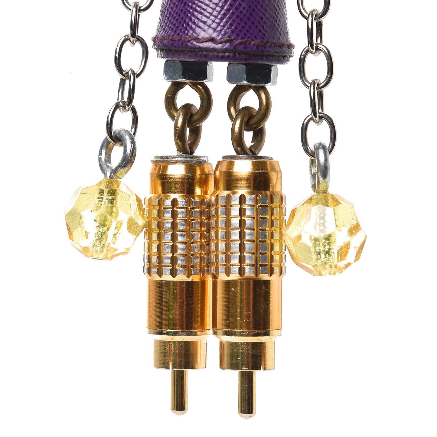 Robot Trick Keychain Purple