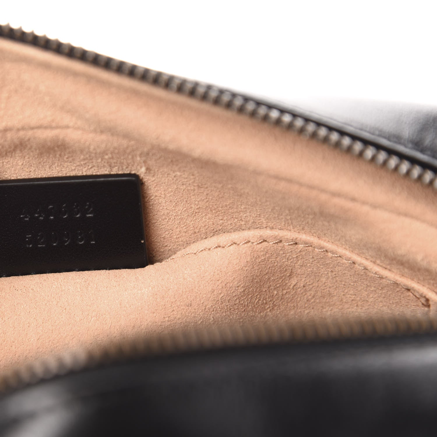 Gucci Calfskin Matelasse Small GG Marmont Chain Shoulder Bag Black 7 of 10