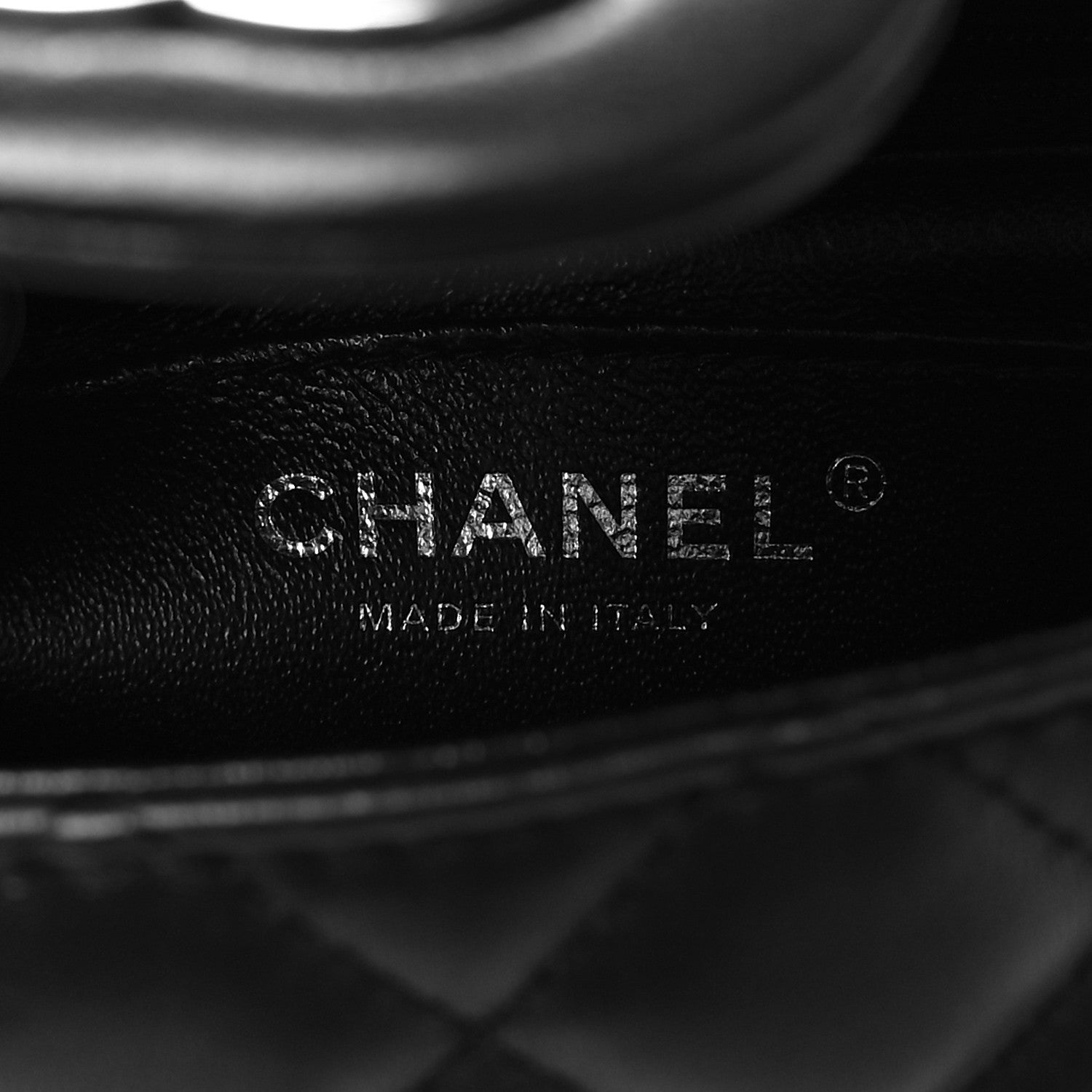 Chanel Lambskin Quilted Mini Rectangular Flap Black 6 of 11