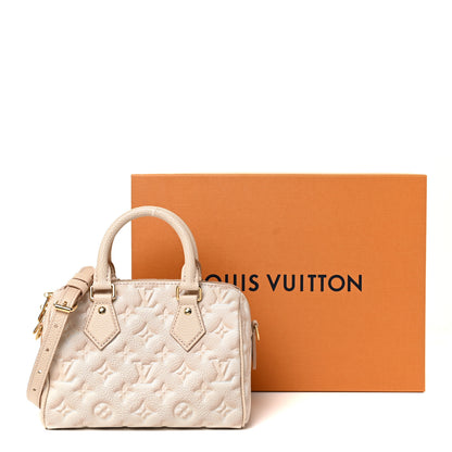 Louis Vuitton Empreinte Monogram Summer Stardust Speedy Bandouliere 20 Beige Clair 10 of 10