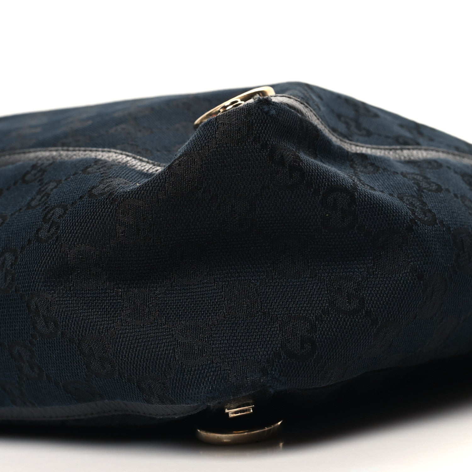 Gucci Nylon Monogram Large Abbey Tote Black 10 of 11
