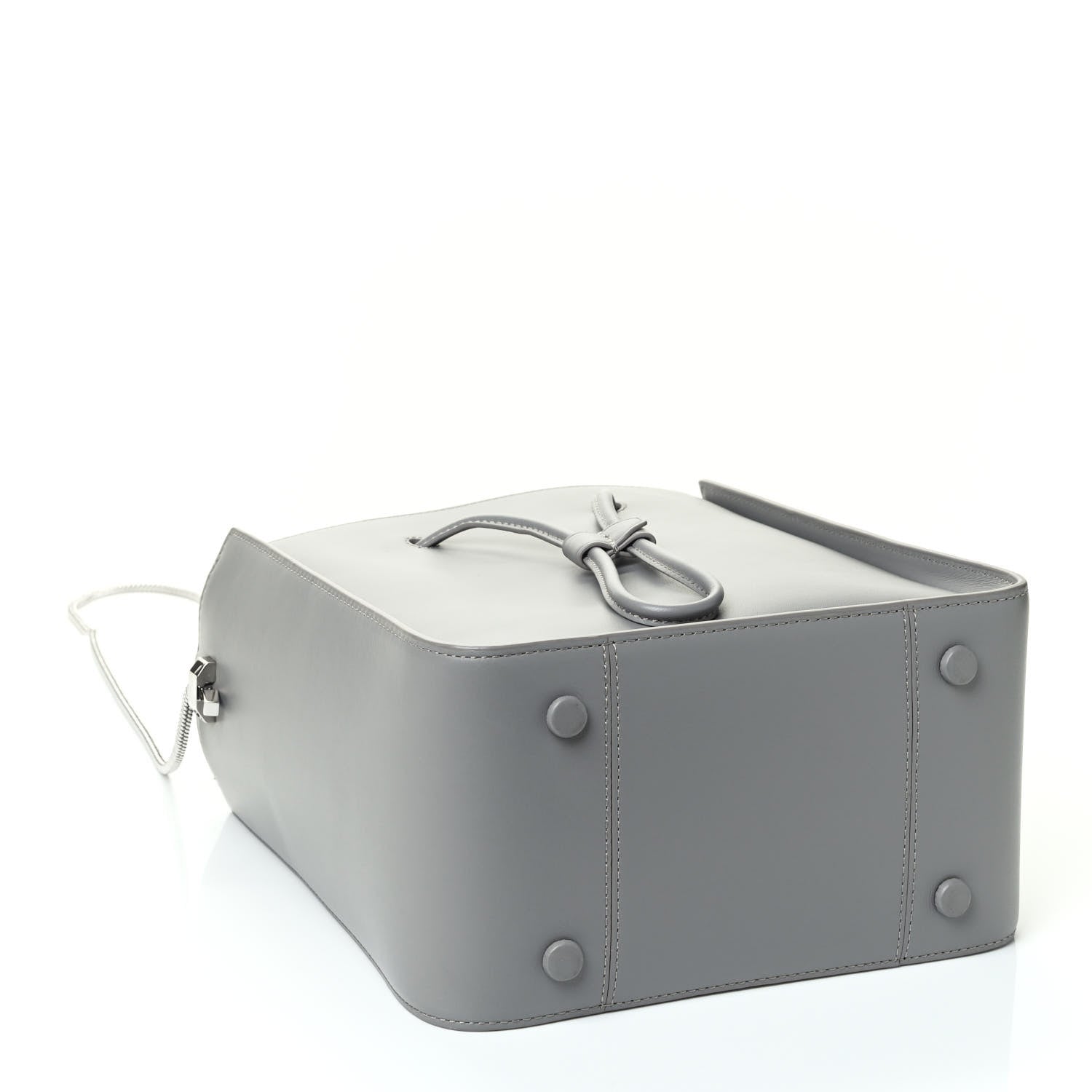 3.1 Phillip Lim Smooth Calfskin Small Soleil Bucket Bag Cement 4 of 5