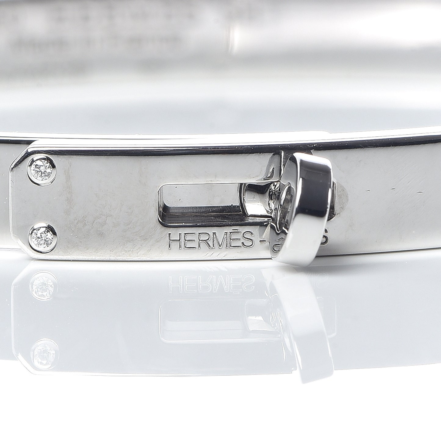 18K White Gold Diamond PM Kelly Bracelet SH