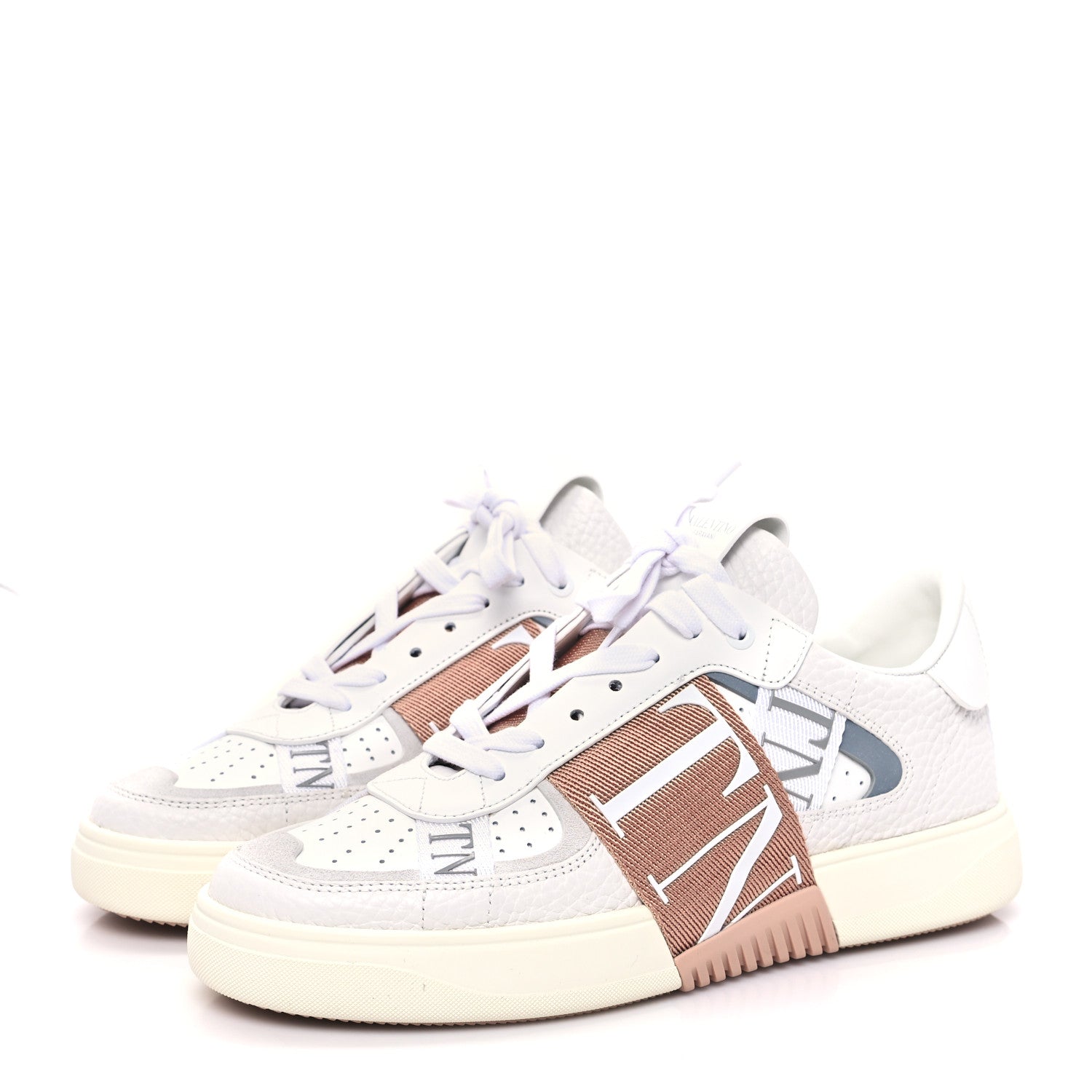 Valentino Garavani Calfskin Womens VL7N Sneakers 39 White Multicolor 3 of 9