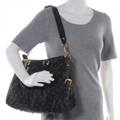 Louis Vuitton Denim Neo Cabby MM Black 2 of 8