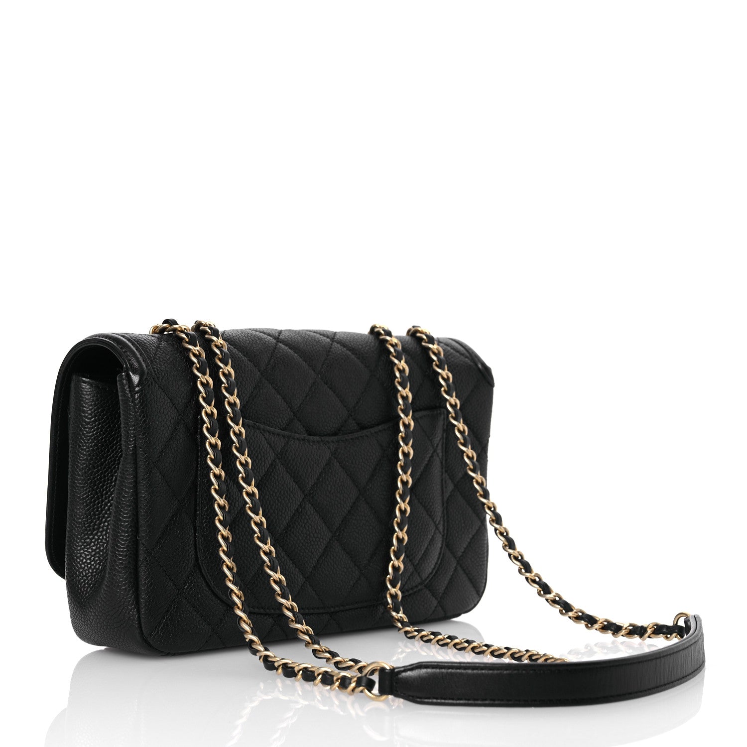 Chanel Caviar Quilted Small CC Filigree Flap Black 2 of 12