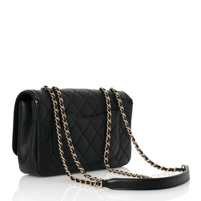 Chanel Caviar Quilted Small CC Filigree Flap Black 2 of 12