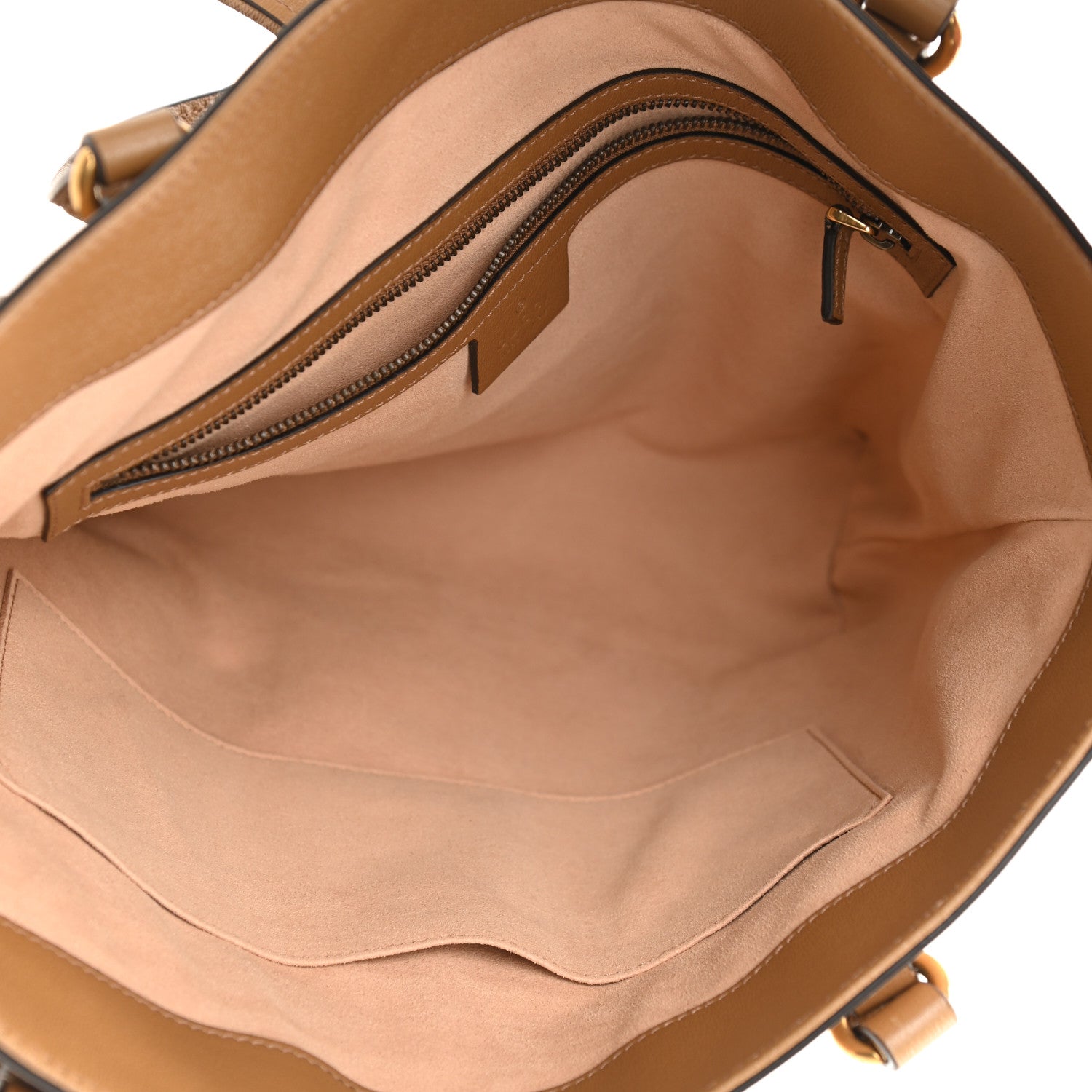 Gucci New Sakai Calfskin Lux Web Small Dahlia Tote Quartz Beige 5 of 10