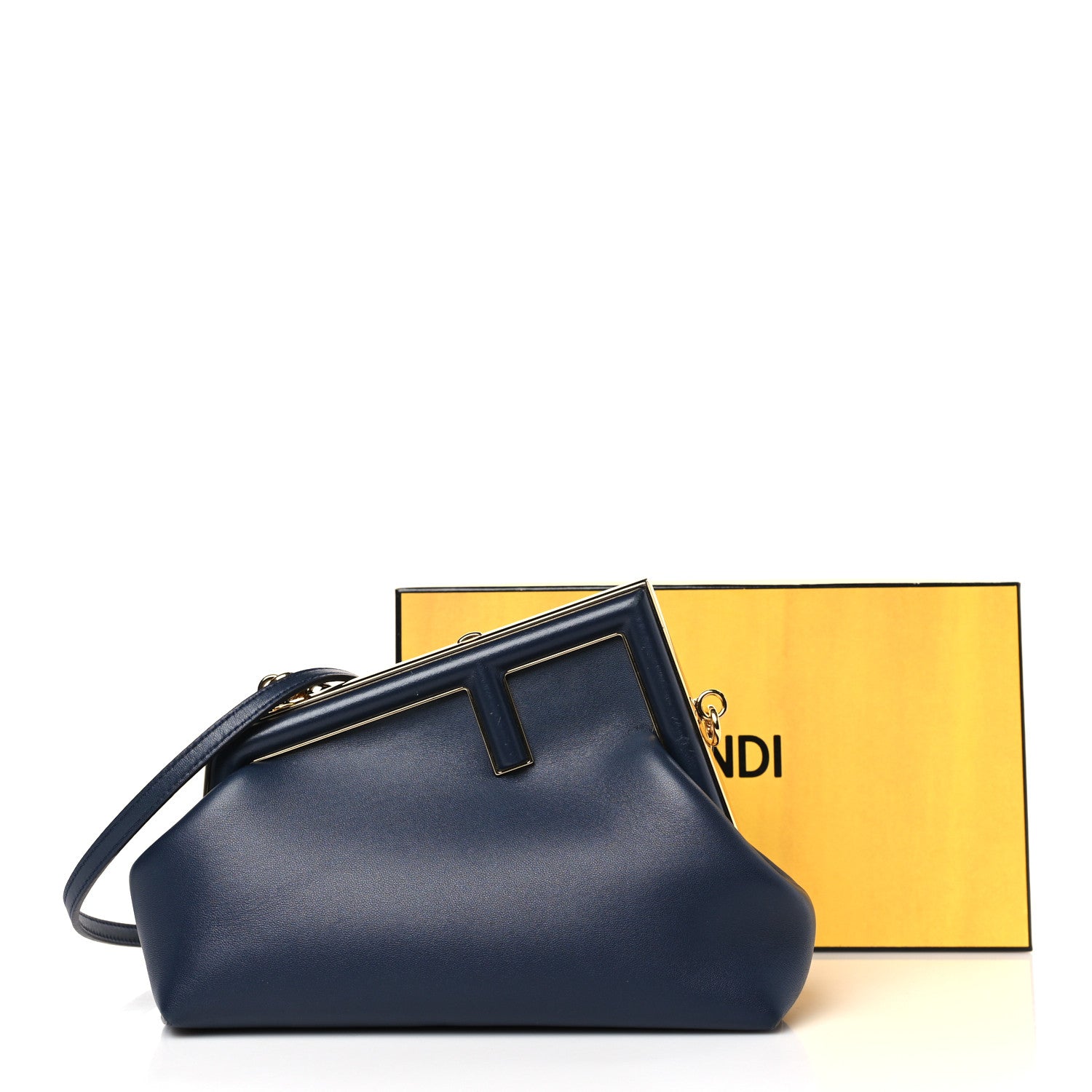 Fendi Shiny Nappa Small Fendi First Midnight Blue 10 of 10