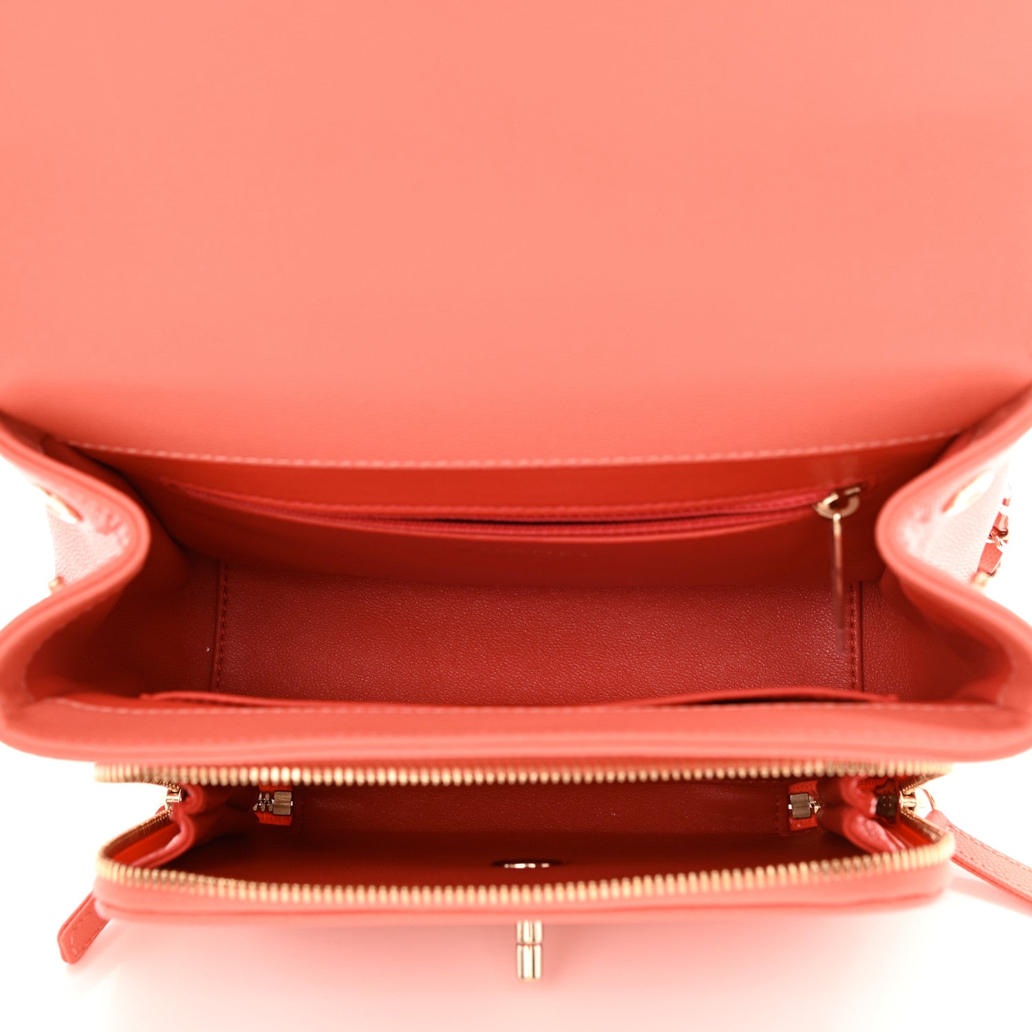 Chanel Caviar Quilted Small Business Affinity Flap Coral 5 of 8