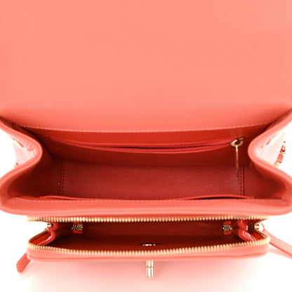 Chanel Caviar Quilted Small Business Affinity Flap Coral 5 of 8