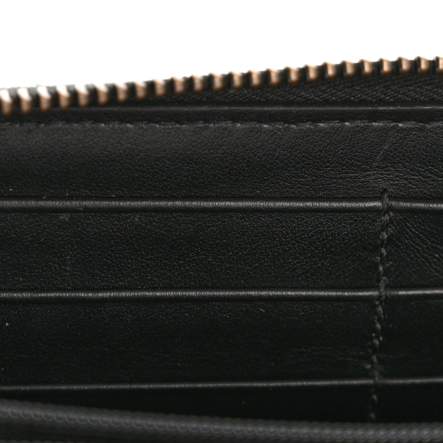 Gucci Calfskin Matelasse GG Marmont Zip Around Organizer Wallet Black 8 of 11