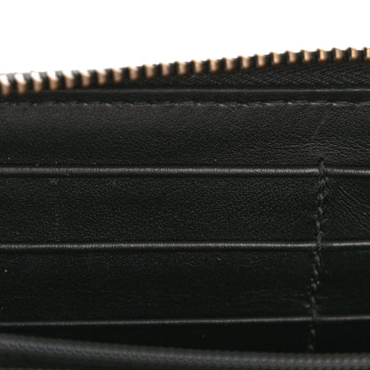 Gucci Calfskin Matelasse GG Marmont Zip Around Organizer Wallet Black 8 of 11