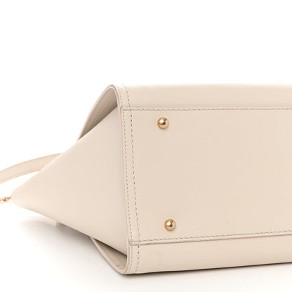 Chanel Caviar Small Studded Deauville Tote Ivory 9 of 13