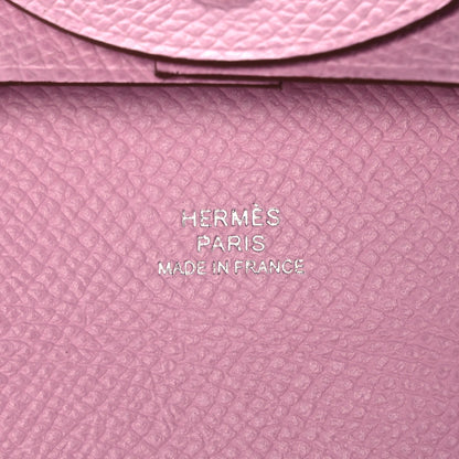 Hermes Epsom Bastia Coin Purse Mauve Sylvestre 6 of 8