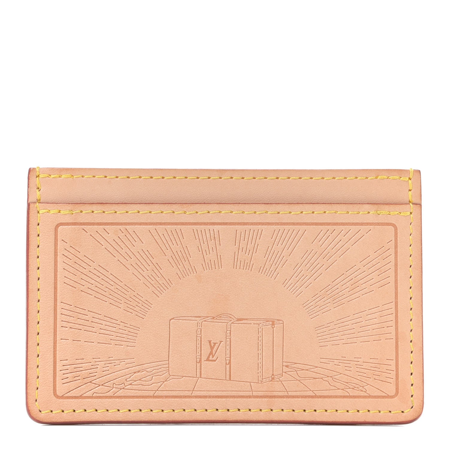 Louis Vuitton Vachetta Voyages Card Holder 1 of 15