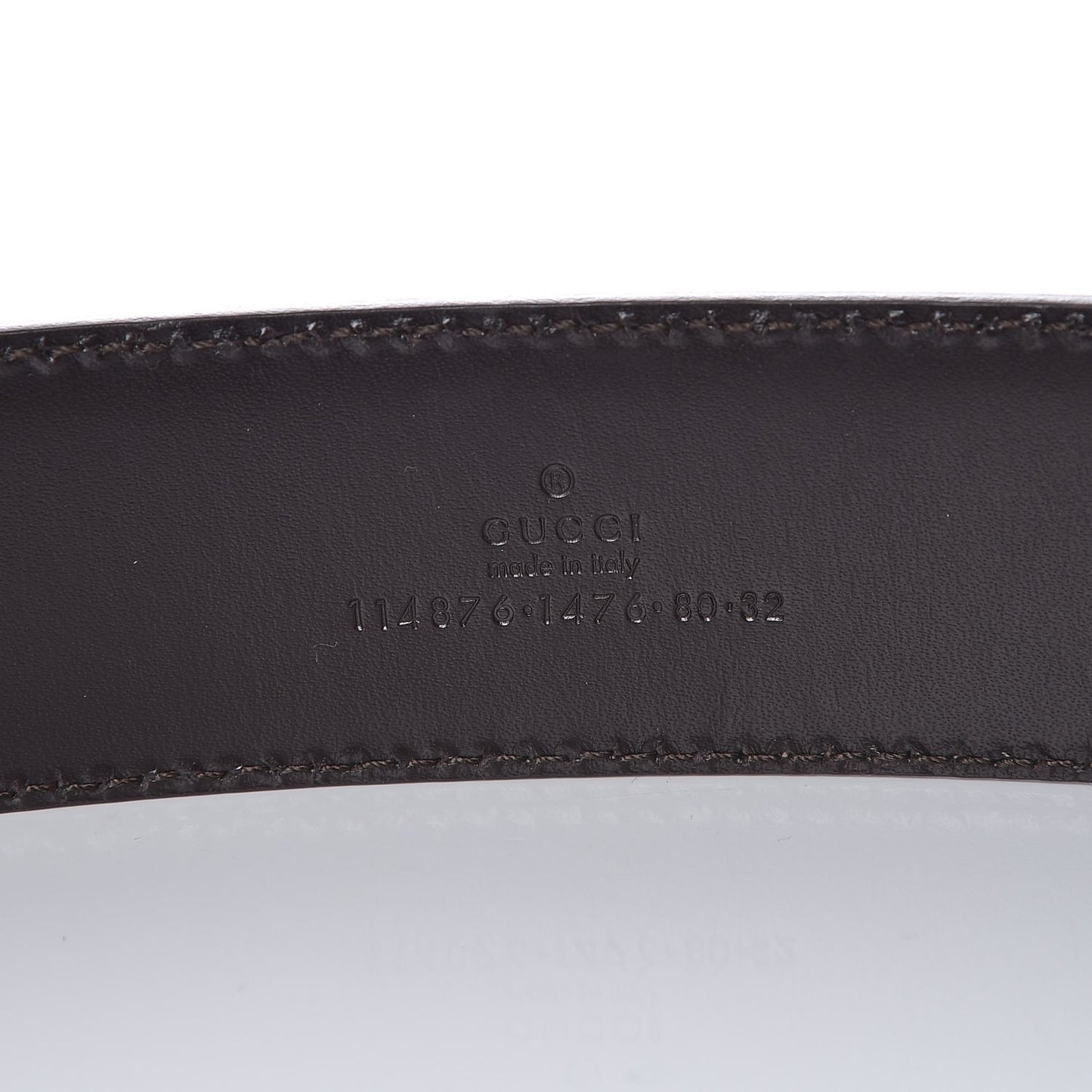 Guccissima Interlocking G 40mm Belt 80 32 Off White