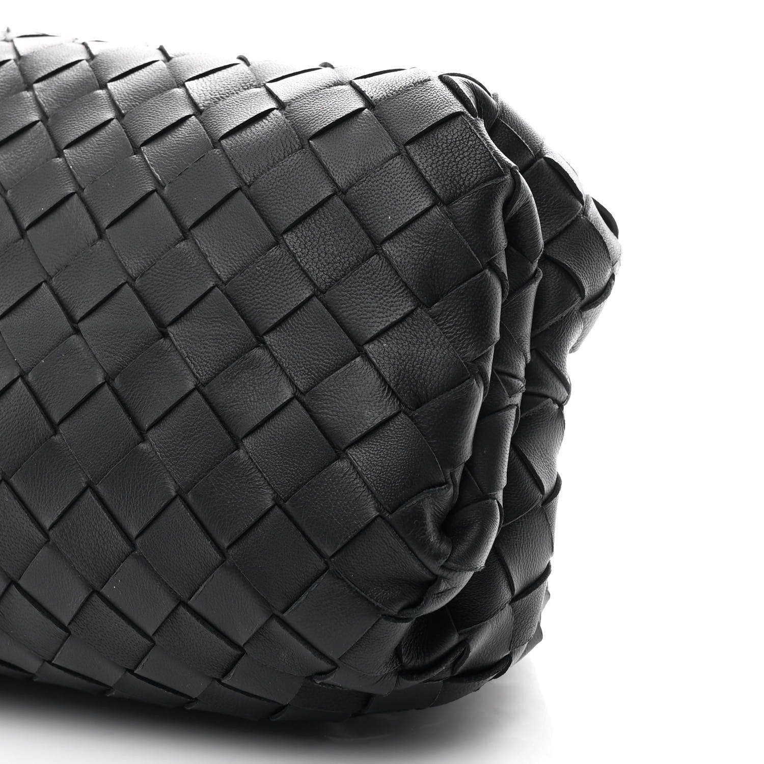 Bottega Veneta Nappa Maxi Intrecciato The Pouch Oversized Clutch Black 9 of 9