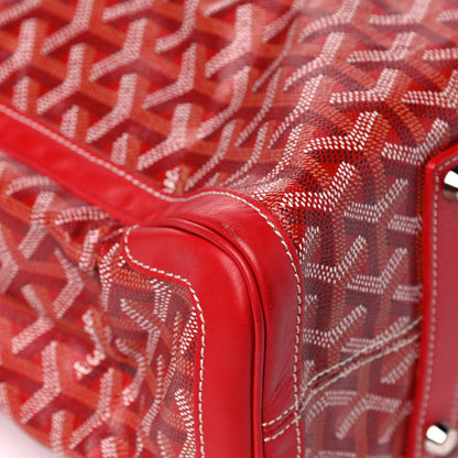 Goyard Goyardine Voltaire Tote Red 12 of 23
