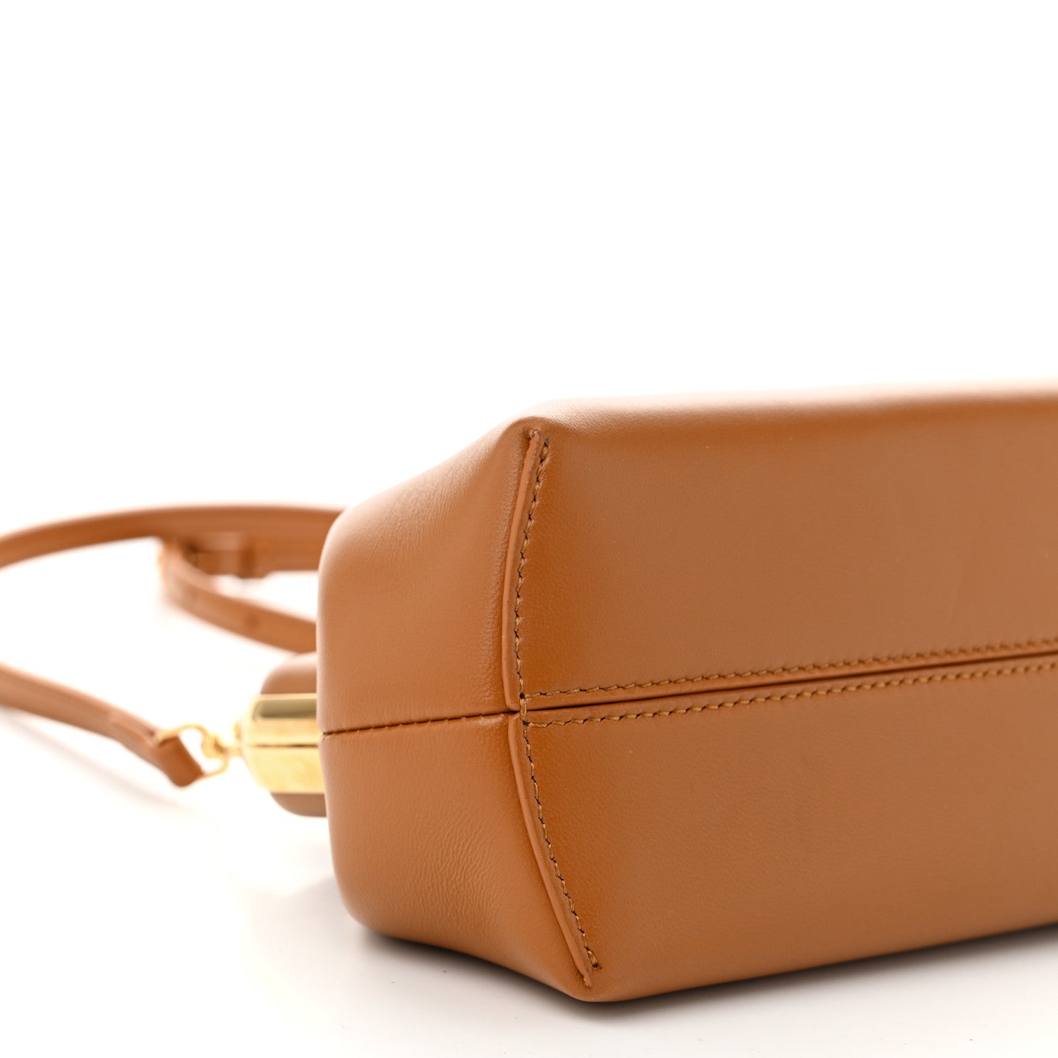 Fendi Shiny Nappa Small Fendi First Caramello 9 of 10