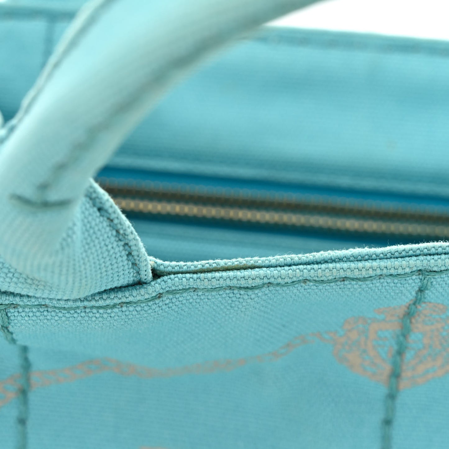 Canapa Small Logo Tote Blue