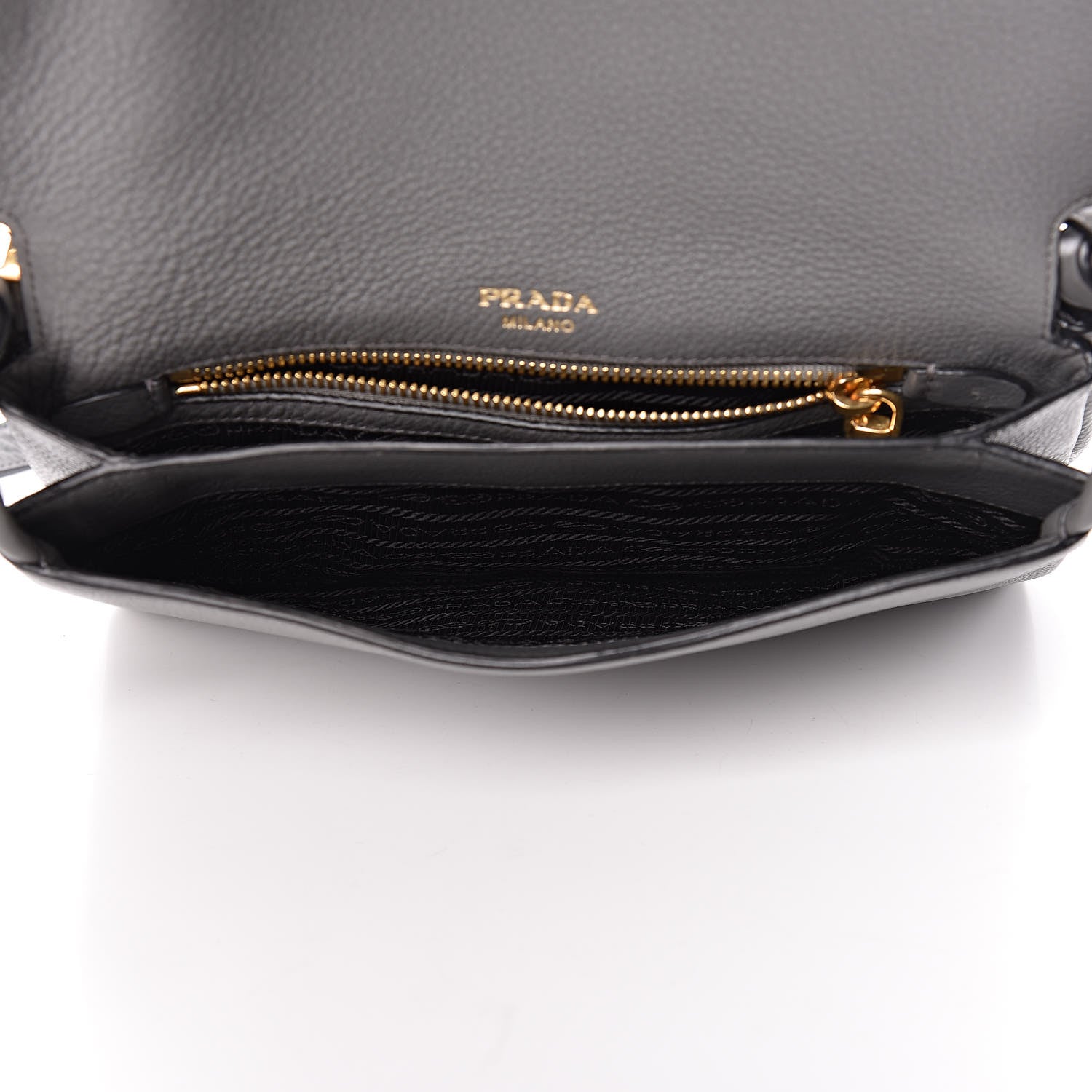 Prada Vitello Daino Crossbody Flap Marmo 7 of 12