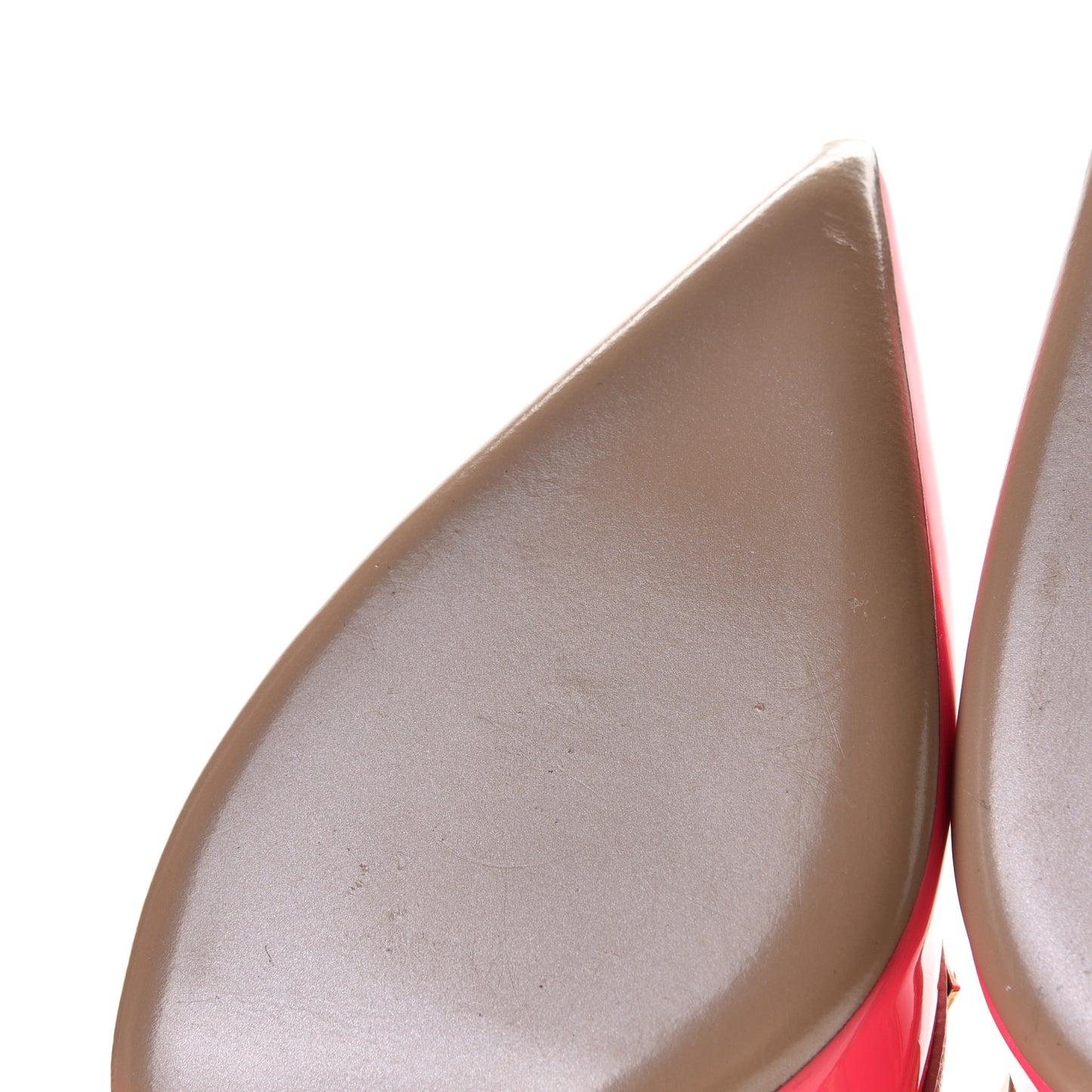 Patent Nappa Rockstud Ankle Strap 65mm Pumps 37 Peony Poudre