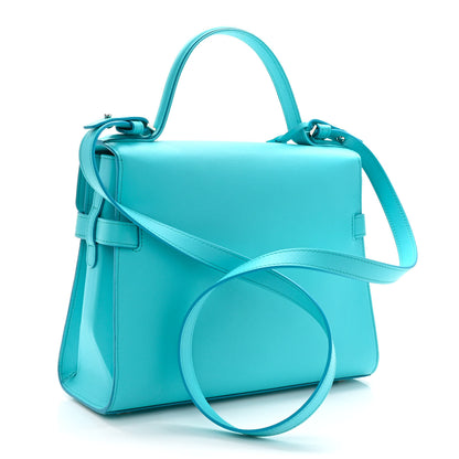 Delvaux Calfskin MM Tempete Satchel Turquoise 3 of 10