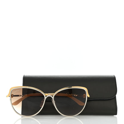 Cartier Metal Trinity Sunglasses CT0089S Brown 8 of 8