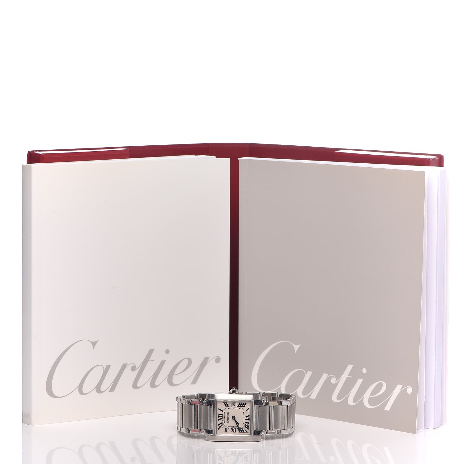Cartier Stainless Steel 25mm Tank Francaise Quartz Watch 9 of 9