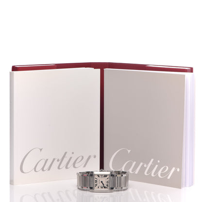 Cartier Stainless Steel 25mm Tank Francaise Quartz Watch 9 of 9