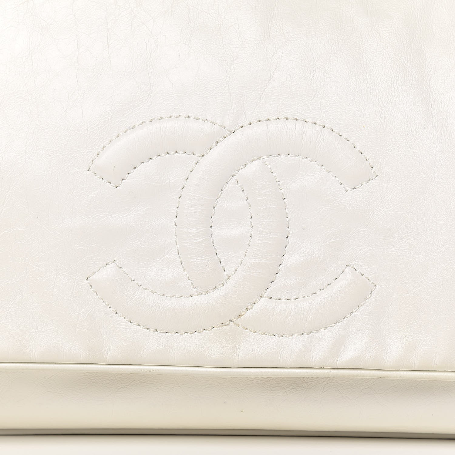 Chanel Calfskin Large Rock and Chain Flap White 15 of 15