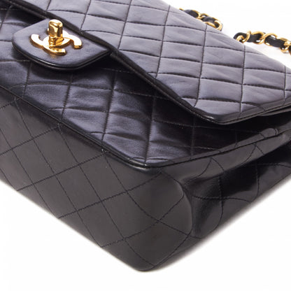Chanel Lambskin Quilted Medium Double Flap Black 4 of 9