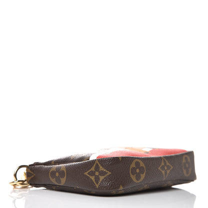 Louis Vuitton Monogram 2018 Christmas Animation Mini Cats Pochette Accessories 4 of 8