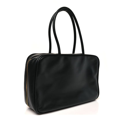 Miu Miu Calfskin Softy Medium Beau Top Handle Bag Black 3 of 11