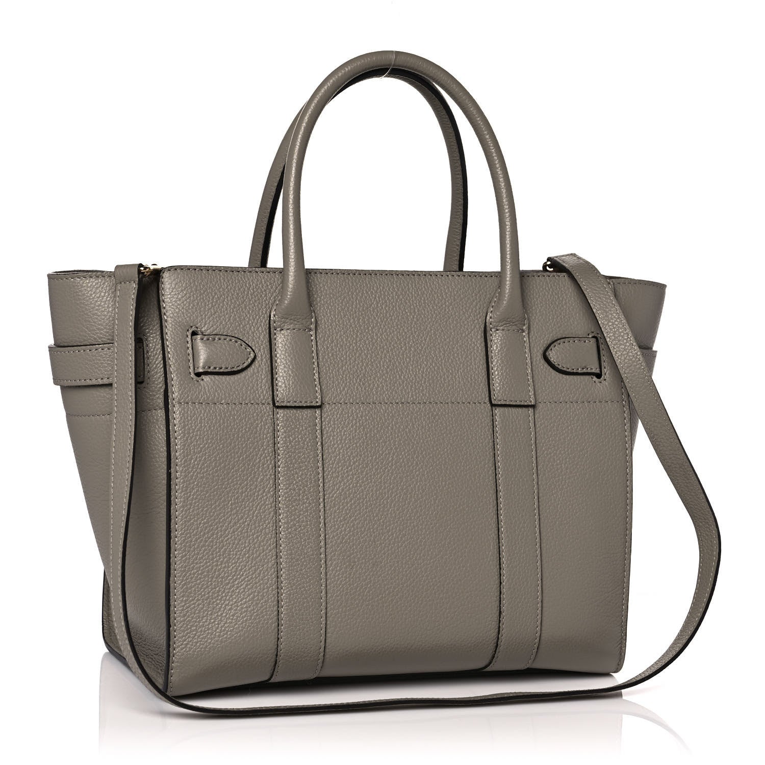 Mulberry Small Classic Grain Small Zipped Bayswater Grey 3 of 11
