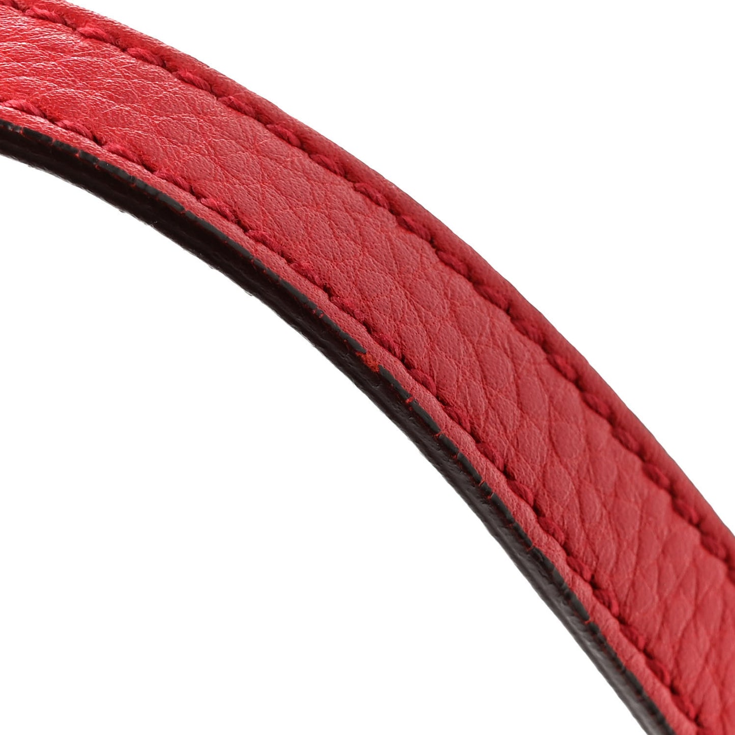 Pebbled Calfskin Small Soho Disco Bag Tabasco Red