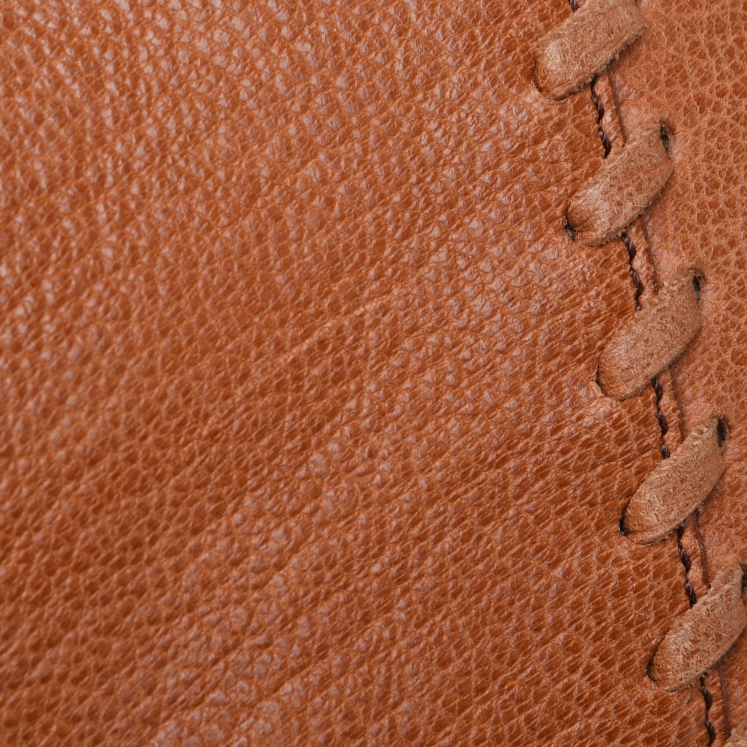 Prada Goatskin Whipstitch Tote Brown 8 of 10