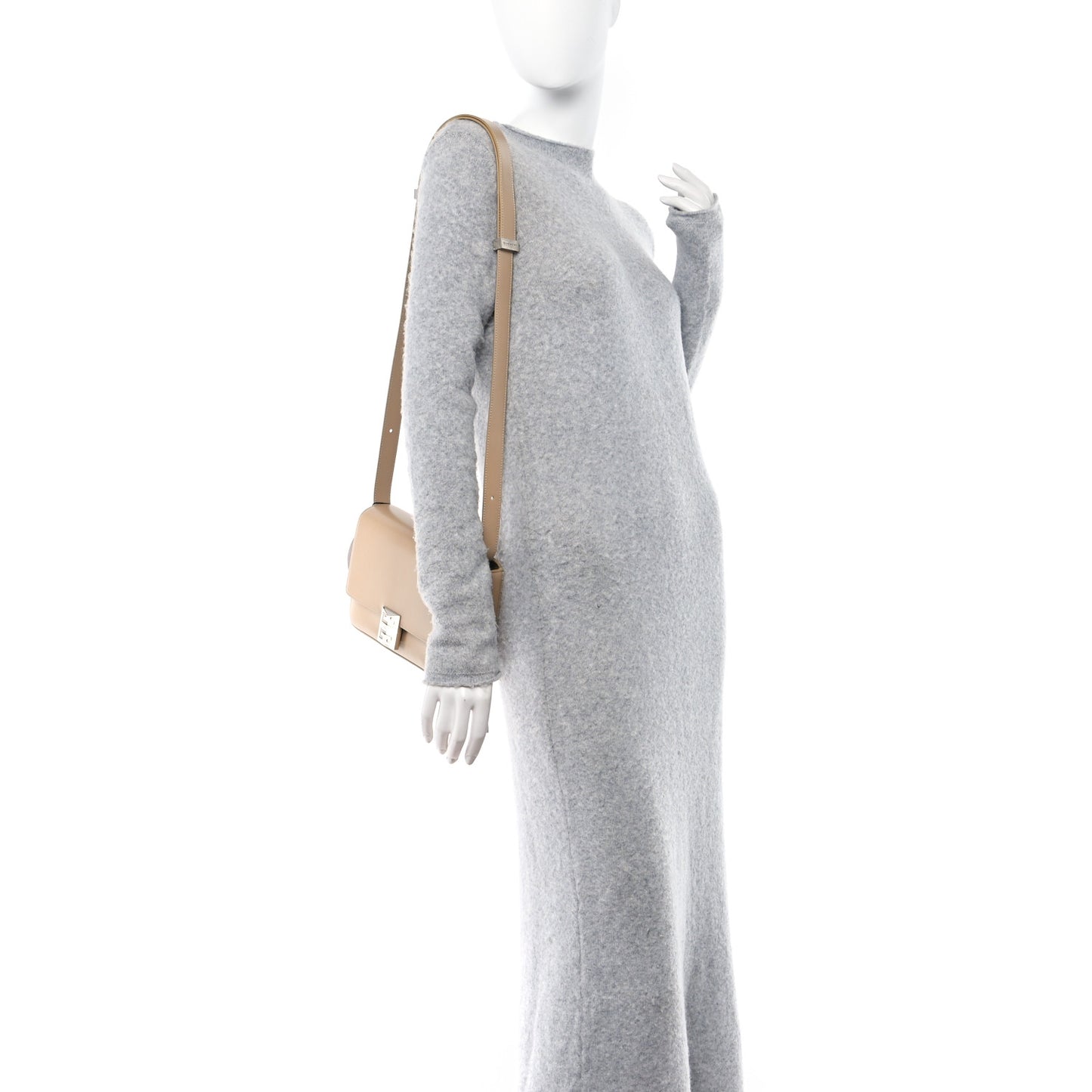 Box Calfskin Medium 4G Shoulder Bag Beige Cappuccino