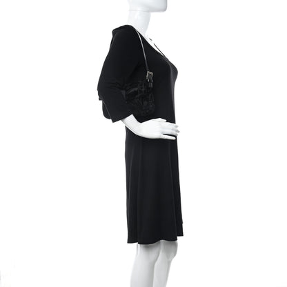 Fendi Persian Lamb Baguette Black 2 of 9
