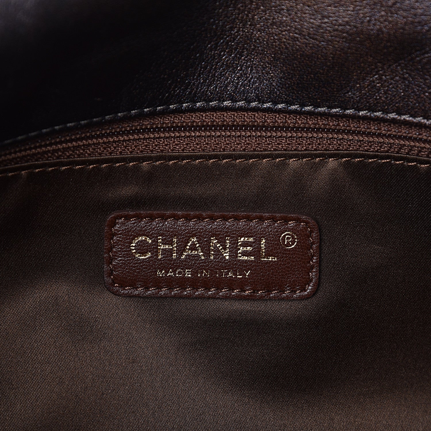 Chanel Metallic Calfskin Degrade East West Flap Bronze 6 of 10