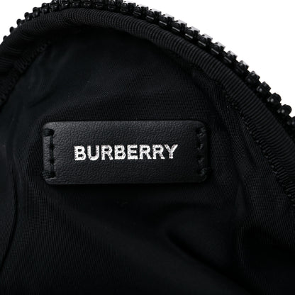 Burberry Cotton Calfskin Check Thomas Bear Belt Bag Archive Beige Black 6 of 8
