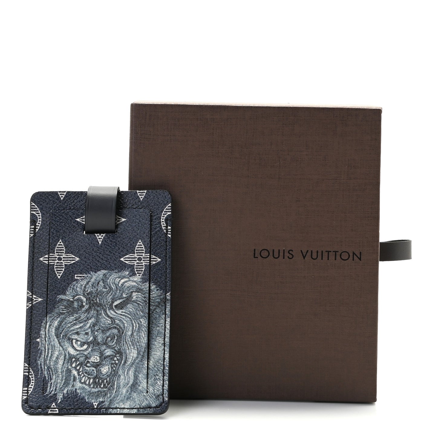 Savane Monogram Chapman Lion Luggage Tag