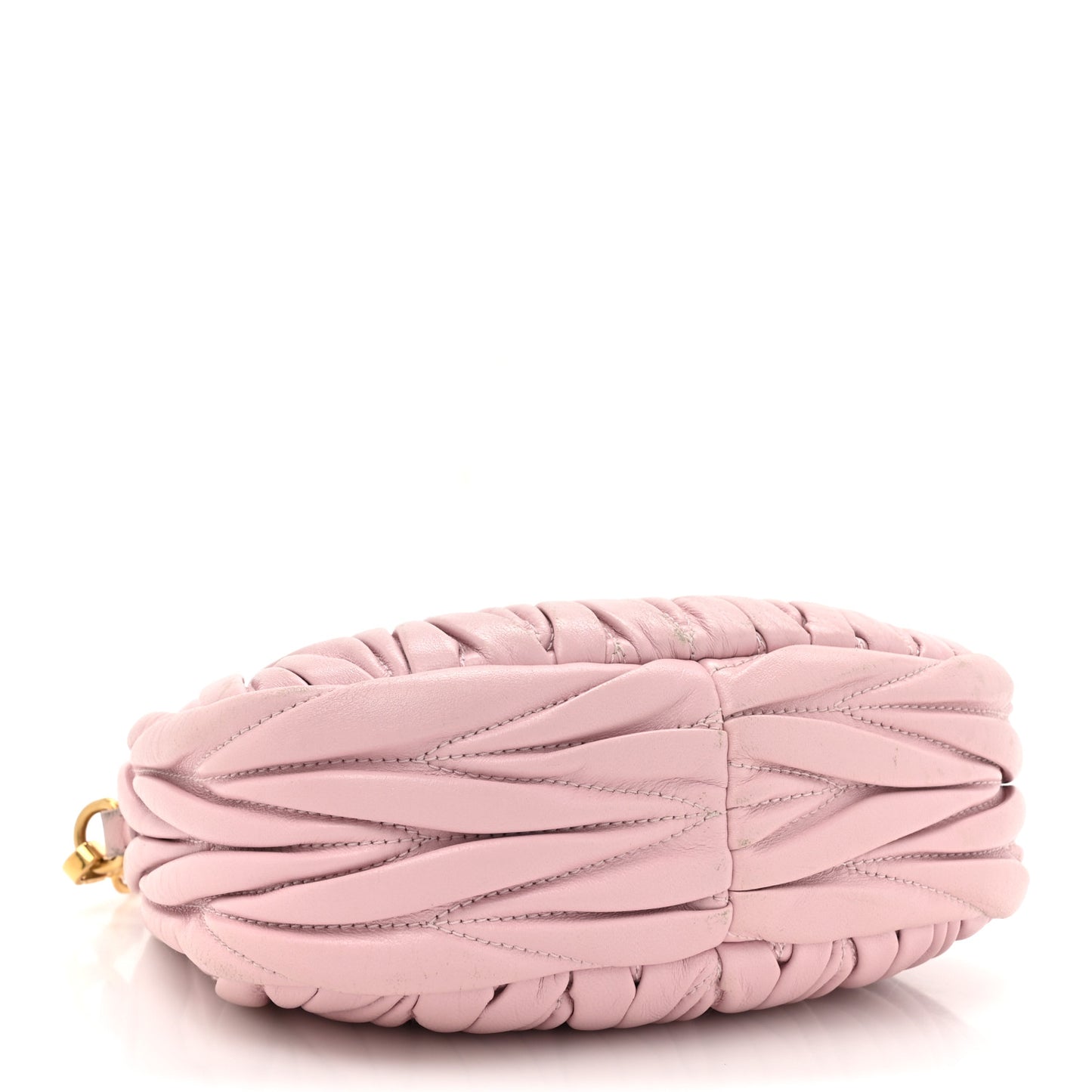 Nappa Matelasse Mini Wander Hobo Alabaster Pink