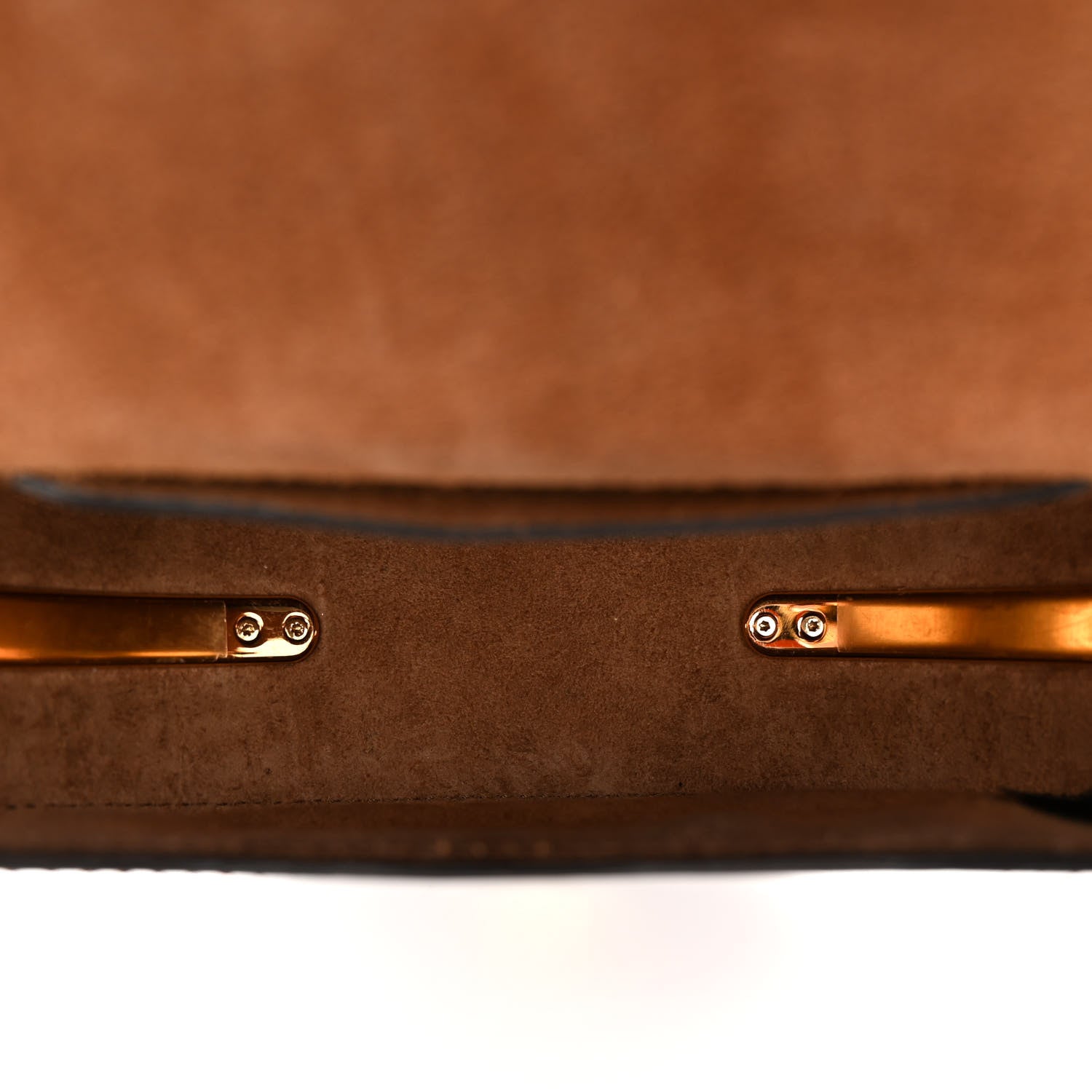 Fendi Vitello King Plexiglass Macro Stitchings Moonlight Shoulder Bag Praline 5 of 11