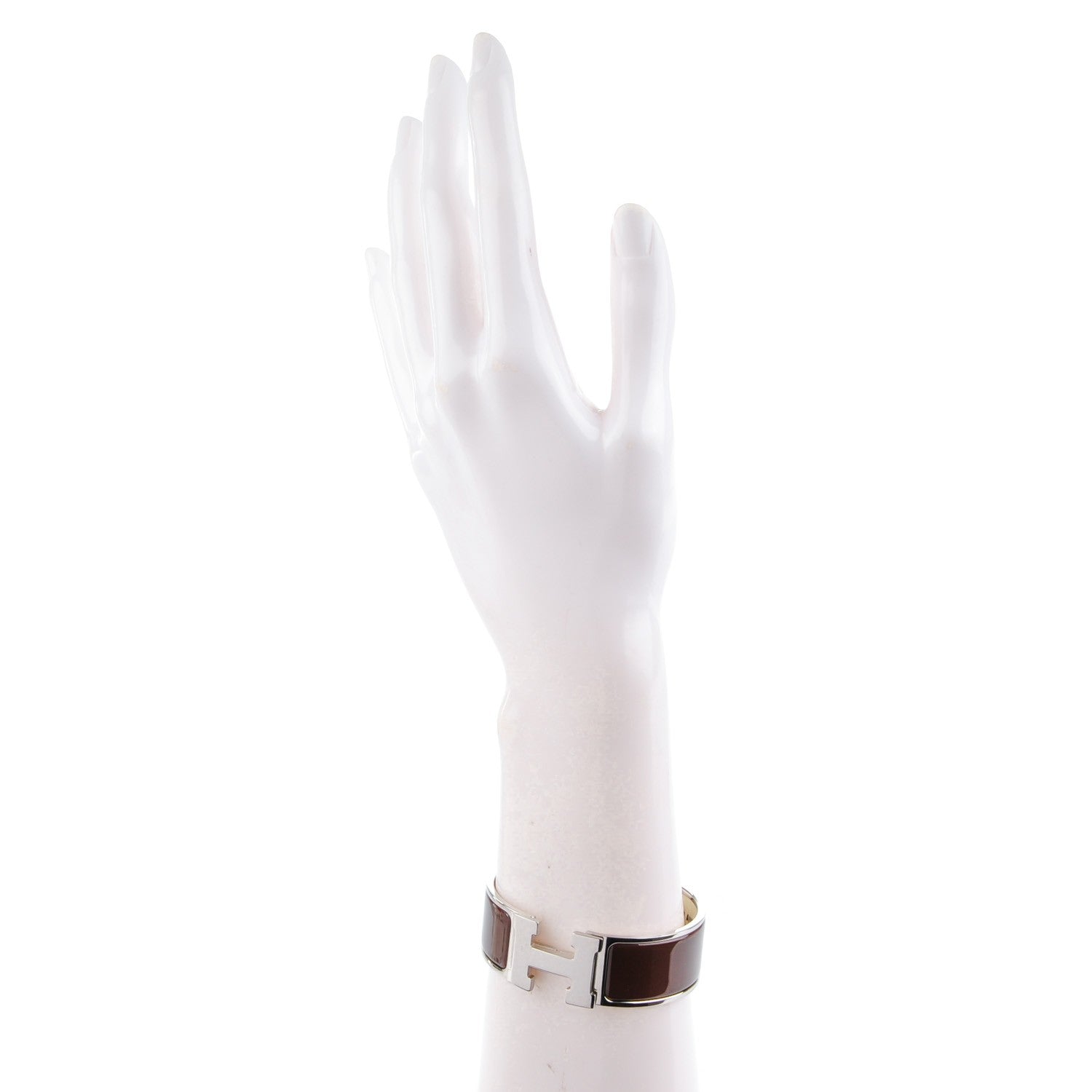 Hermes Clic Clac H Wide Bracelet PM Moka 2 of 4