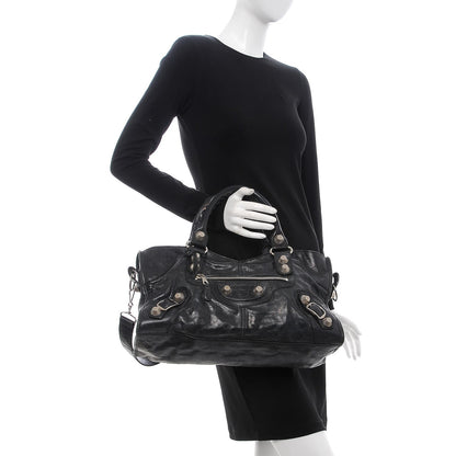 Balenciaga Agneau Giant 21 Silver Hardware Part Time Black 3 of 15